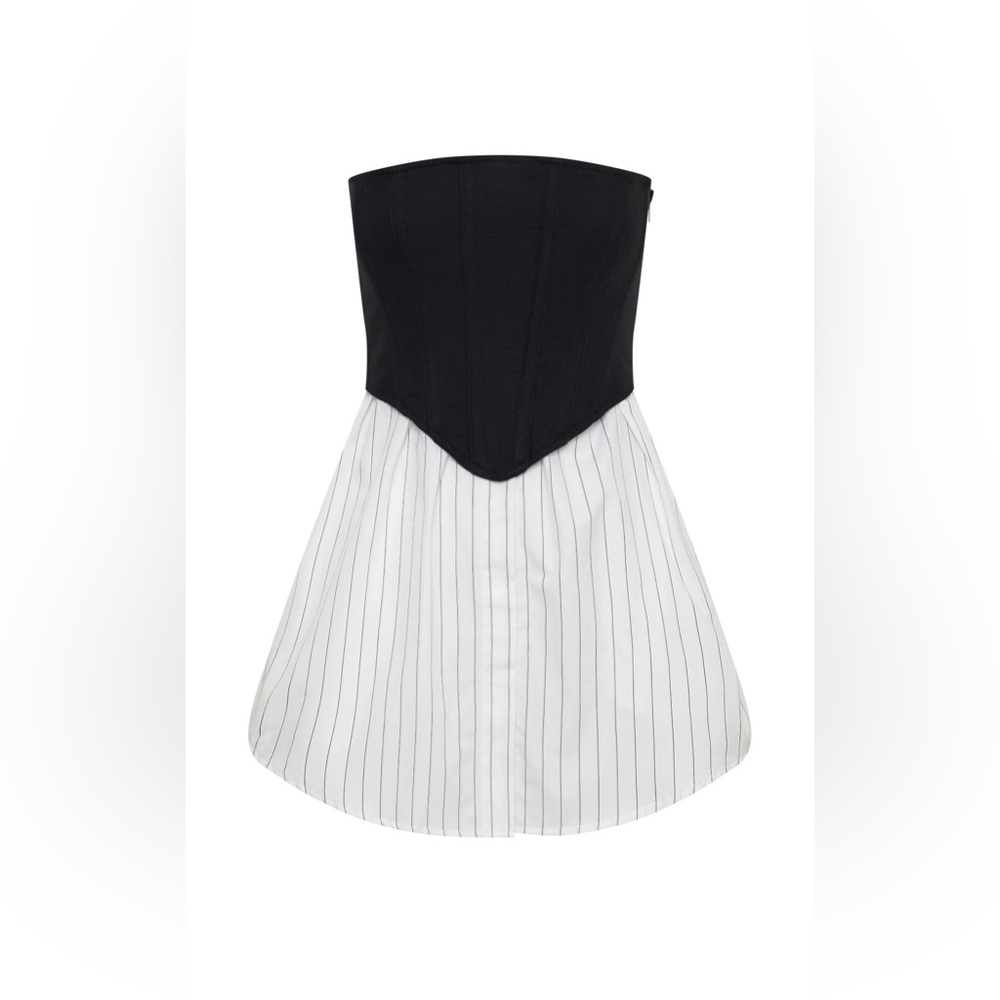 Dion Lee
corset-panel striped minidress